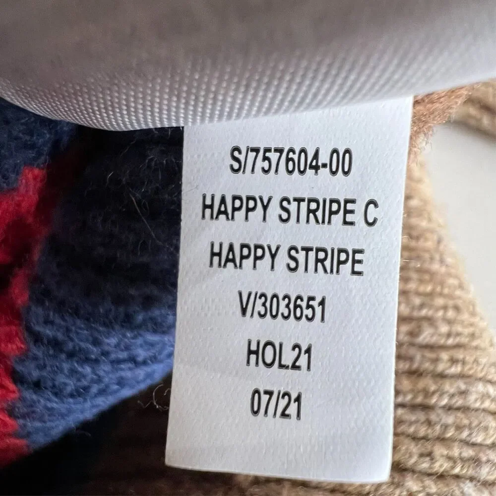 Baby Gap Toddler Knit Sweater 2T Multicolor Striped Cozy Pullover Colorblock